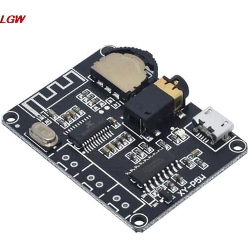 5W+5W PAM8406 Bluetooth 5.0 DC3.7-5V stereo audio power amplifier module XY-P5W for Arduino diy electronics