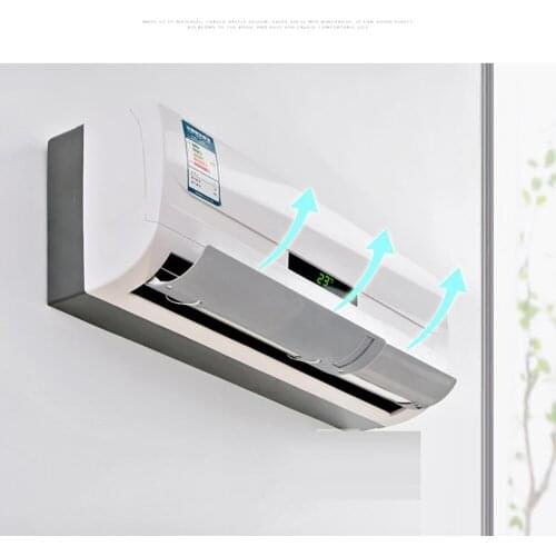 Effectively guide the wind blowing direction Retractable Air Conditioning Windshield easy cleaning air conditioning windguard