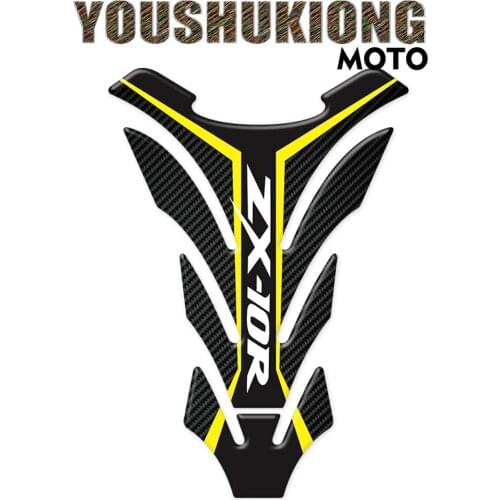 Fori H2 2015 2016 H2R 15 16 ZX-10R ZX10R 2016 Carbon Fiber Motorbike Tank Pad Gas Cap Decal Protector Sticker Decal