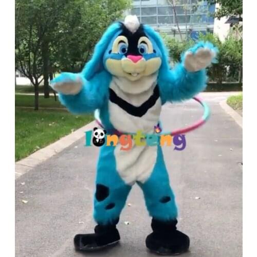 Rabbit Mascot Costume Cosplay Furry Suits Party Game Fursuit Cartoon Dress Outfits Carnival Halloween Xmas Easter Advertising