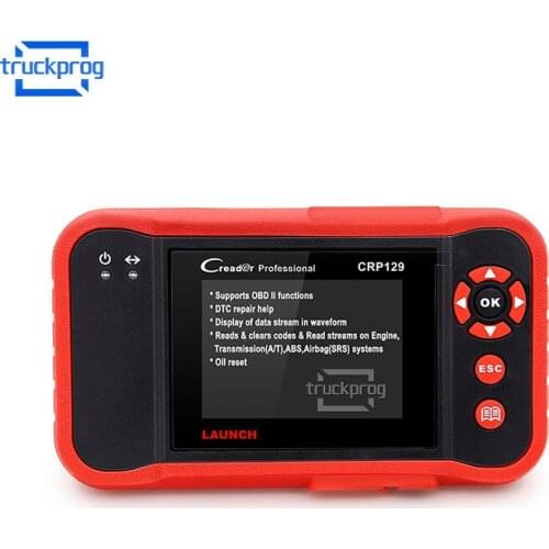 Launch X431 Creader CRP129 OBD2 OBDII diagnostic tool for ENG/AT/ABS/SRS + EPB Oil SAS reset x431 crp 129 Car Scanner