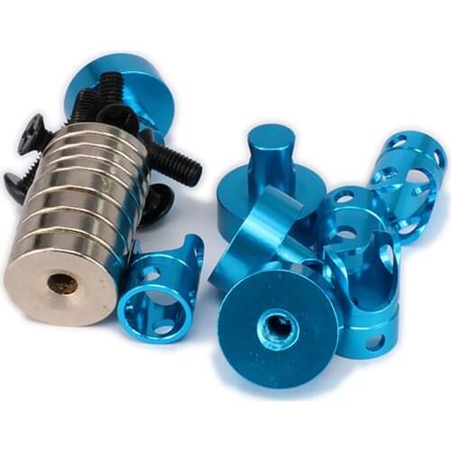 Body Shell Mount Posts Magnetic Stealth Invisible 21mm Long For 1/10 RC Car HSP Wltoys Axial Himoto Traxxas HPI Redcat