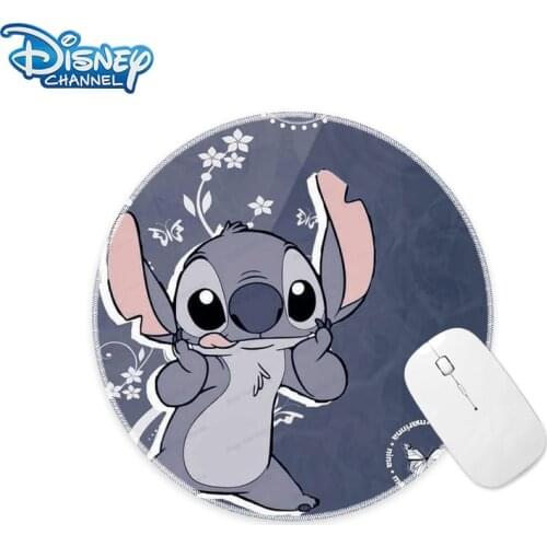 Disney Lilo Stitch Cute Cartoon Mouse Pad Anti-Slip Mouse Mats Gamer For Laptop Pc 22x22cm Thickened Gaming Muizen Mat