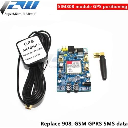 SIM808 module instead of 908 GSM GPRS GPS positioning SMS data sent to STM32.51 program