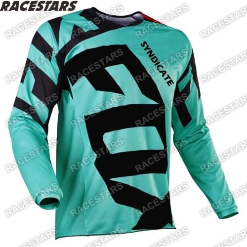 Motorcycle Gear 2022 Long Sleeve Mountain Bike Team Downhill Shirt MTB Jersey Offroad MX Bicycle Locomotive Cross Country