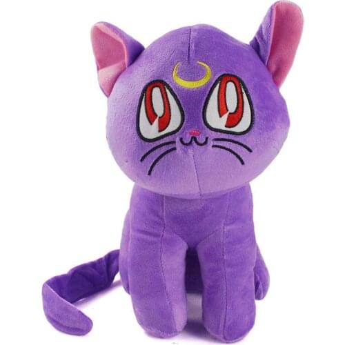 Anime Purple Diana Cat Cartoon Figure Plush Doll Stuffed Toys 18CM