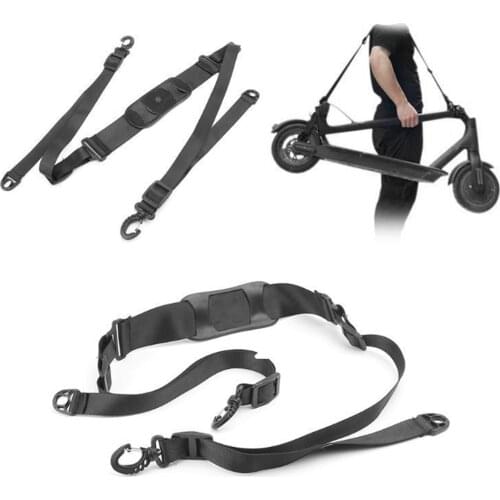 Scooter Carrying Strap Adjustable 35kg Scooter Shoulder Belt Nylon Portable Strap Replacement for Xiaomi 1S/M365