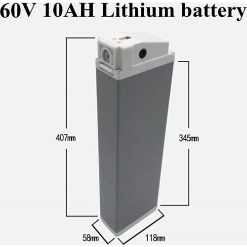60v 10Ah Folding Bicycle Lithium Battery Electric Folding Bike Battery Ebike 250W 500w Bbs Motor + 67.2V 2A Charger