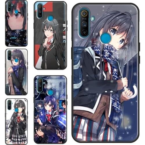 Yukino Yukinoshita oregairu Case For OnePlus 8 Pro 9 Pro Nord 7T 8T 9R Cover For Realme C21 C15 C11 C3 GT Q3 6 7 8 Pro