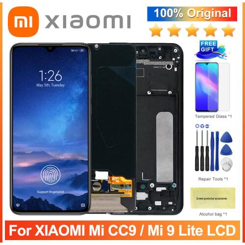 6.39" Super AMOLED For Xiaomi Mi CC9 LCD Display Screen Touch Screen Panel Digitizer Replacement For Xiaomi Mi 9 Lite LCD