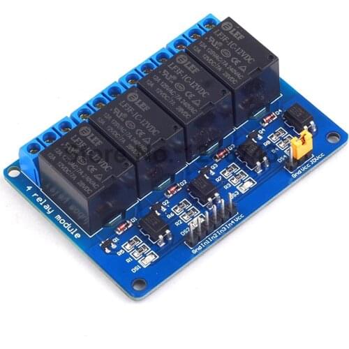 1PCS 4 Channel 12V Relay Module Low level Relay Output 4Channel Relay Module for Arduino