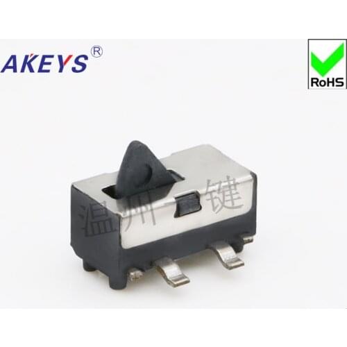 10 pcs KFC-VT-04 triangle limit switch stroke 3 pin column micro-reset game switch detection button switch