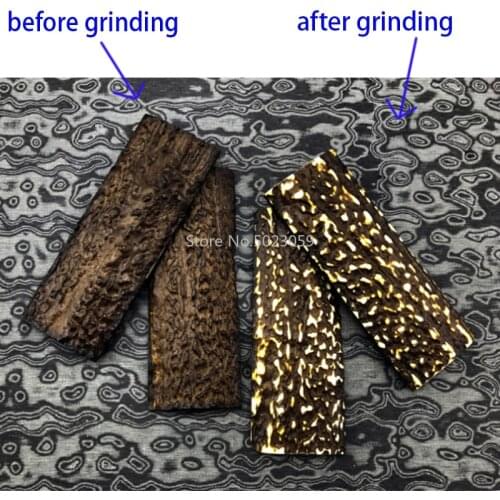 2 pieces Cutter grip No-slip POM Resin material for DIY Knife Handle Making Material Knife handle patch Resin material