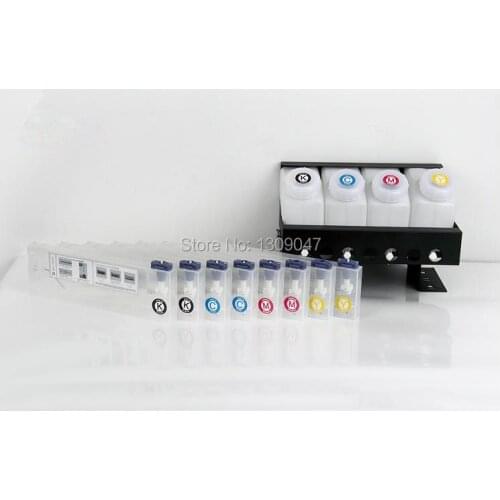 4 tanks +8 ink cartridges bulk ink system for Mimaki JV33 JV5 JV3 printer CISS