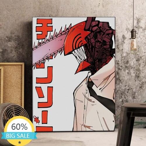 DIY 5D Diamond Painting Full Round Anime Chainsaw Man Cross Stitch Kits Mosaic Diamond Embroidery Picture Home Decor Gift