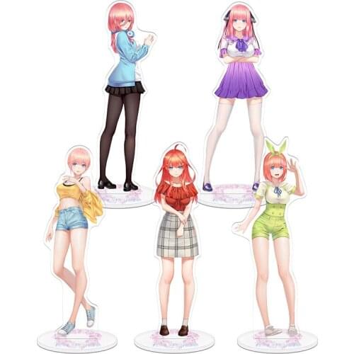 Anime The Quintessential Quintuplets Nakano Ichika Nakano Nino Nakano Miku Nakano Yotsuba Sexy wedding dress 21cm Christmas gift
