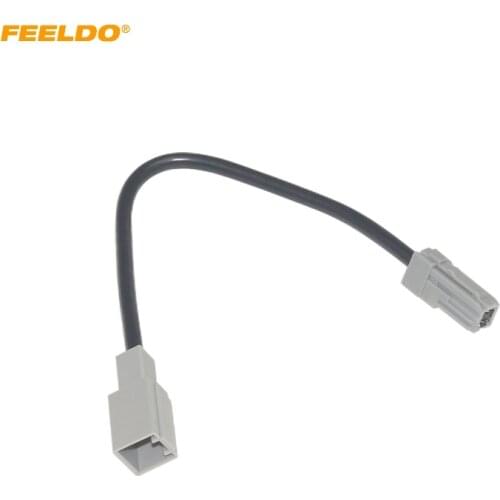 FEELDO Car Audio Input Media Data Wire Original Plug Male To Female USB Adapter For Toyota RAV4 EZ Verso Camry Cable #HQ6709