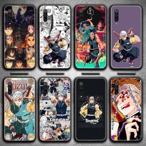 Demon Slayer Uzui Tengen Phone Cases for Xiaomi Mi Note 10 Lite Mi 9T Pro xiaomi 10 CC9 9SE