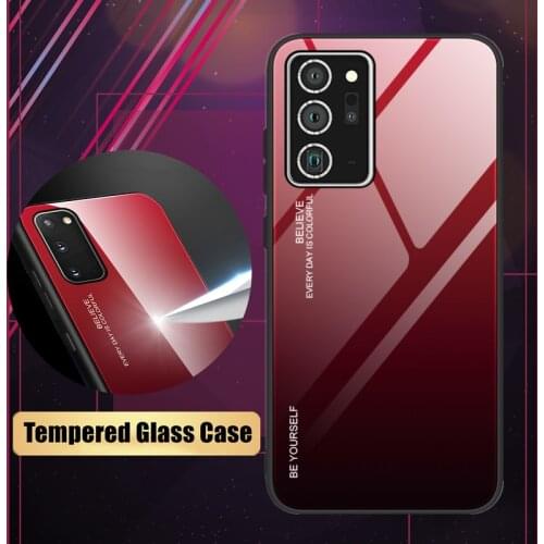 Tempered Hardness Glass Case For Samsung Galaxy A8 A6 Plus A9 A7 2018 Gradient Phone Case Cover For Samsung J6 J4 Plus 2018