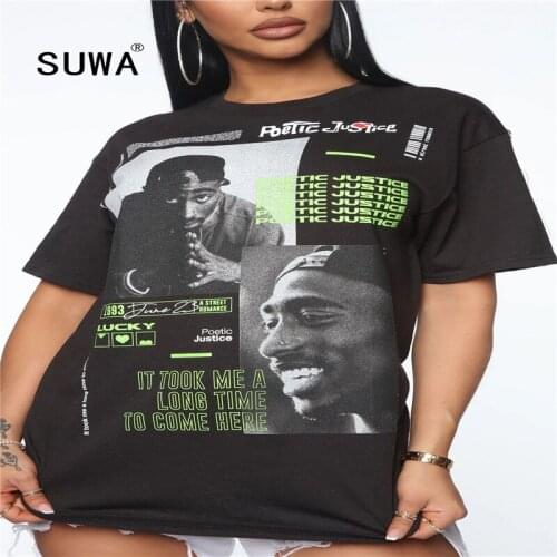 Vintage printed retro t-shirt 2020 summer new product oversize t shirt top short sleeve round collar casual tee