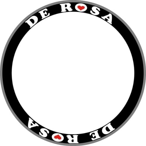 Red Heart Bicycle Bike Wheel Sticker Rims Decals Reflective Waterproof Sticker For 35/35/38/45/50/55/60mm TWO WHEELS