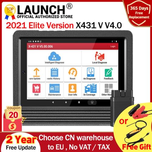 Launch X431 V 4.0 Car Diagnostic Tools Full System x-431 v pro with 30+ reset service obd2 code scanner key program Active Test