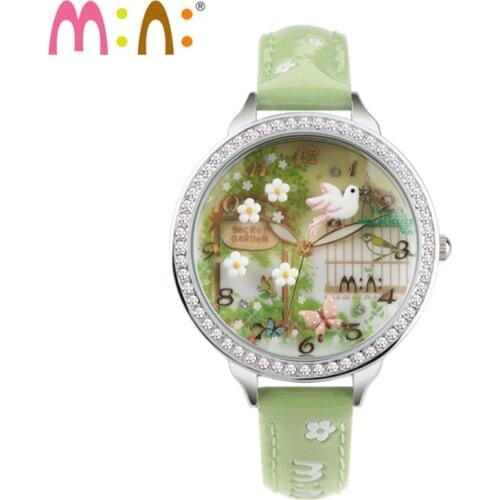 Luxury Brand Women Watches Waterproof Bracelet Ladies Watch Female 3D Bird Quartz Wrist Watch Woman Clock Relogio Feminino 2020