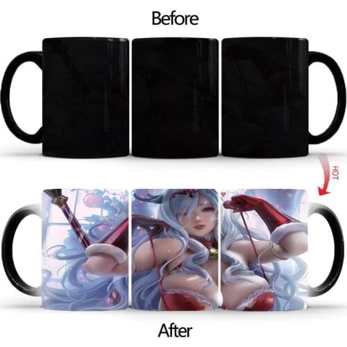 High praise sexy beauty mugs Japanese game cartoon magic mug stylish gift student couples lovers BSKT-002