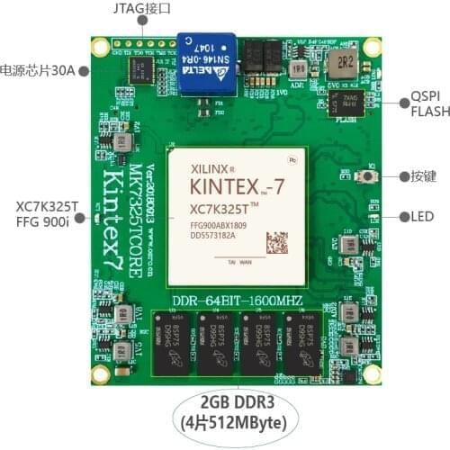 MK7325FA Core board MZ7X FPGA NEW board USB3.0/PCIE/optical communication