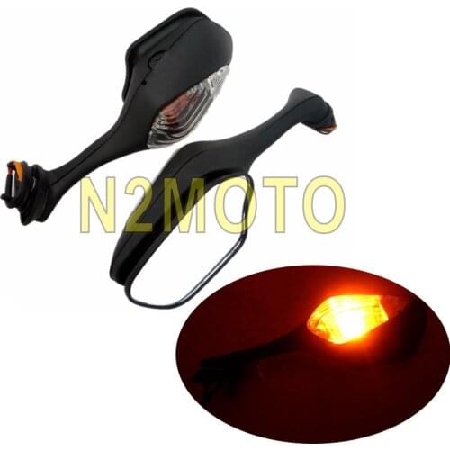 Motorcycle Rearview Mirrors with Turn Signal Indicator Side Mirror for Honda CBR 1000RR CBR1000RR 2008-2012