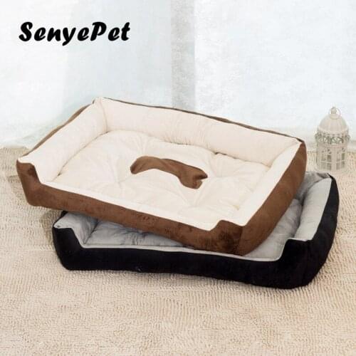 Dog Bed Pet Soft Sofa For Large Dogs 2019 Bone Pattern Comfortable Bed For Small Large Medium Pet Nest