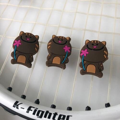 Powerti 10pcs/lot Tennis Vibration Dampener-Small Bear Cute Tennis Accessories Outdoor Sport Beach Damper