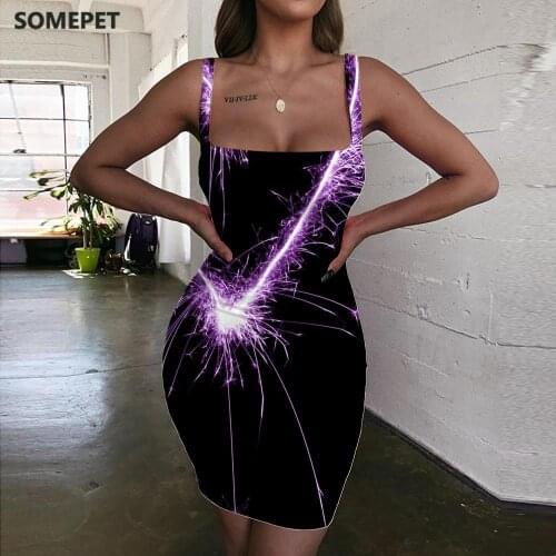 SOMEPET Love Dresses Women Creativity Ladies Dresses Party Vestido Sexy Harajuku 3d Print Womens Clothing Plus Size Beach Beach