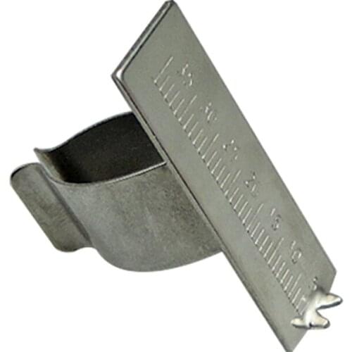 Stainless Steel Dental Finger Ruler Equipment Dentist Endodontic Span Measurement Scale Gauge Instrument Tool Teeth Whitening