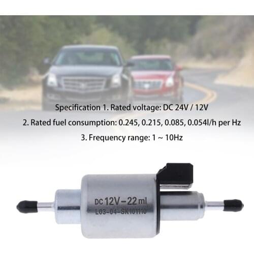 12V/24V Air Parking Heater Oil Fuel Pump Heaters Accessory for Truck Pulse Metering Pump