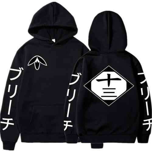 2021 Hot Anime Bleach Cosplay Female Korean Style Hooded Sweatshirts 2021