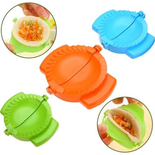 3pcs Plastic Dumpling Press Mold Quick Dumpling Empanada Maker For Dough Meat Press Mold 75/85/100mm Kitchen Cooking Gadget