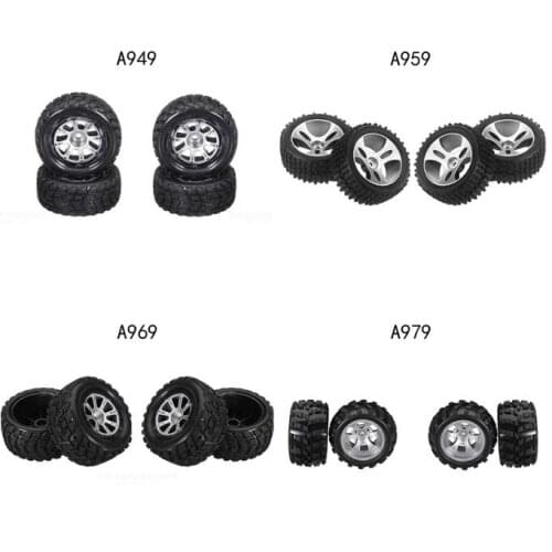 Wltoys A949 A959 A959-B A969 A969-B A979 A979-B 1/18 RC Car Spare Parts Original tire 4pcs