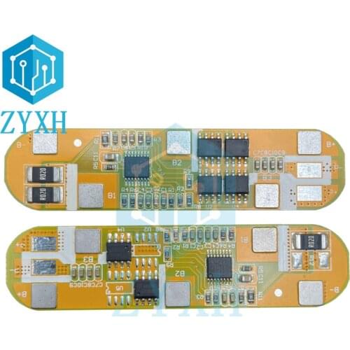 4S BMS 5A/10A 14.8V Li-ion Lithium 18650 Battery Charge Board Common Port Short Circuit Protection For Drill Motor Power Bank