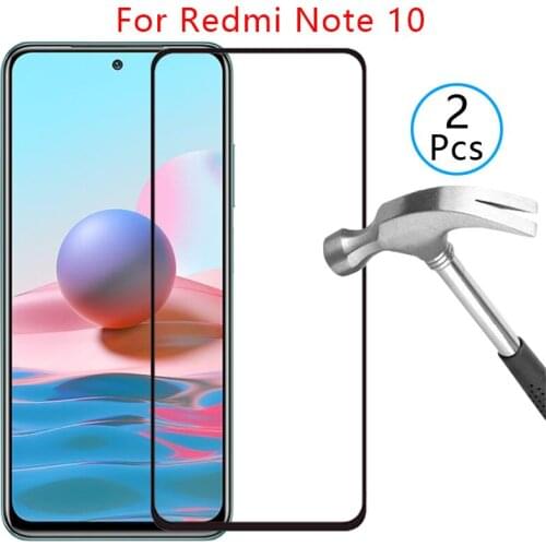 9d screen protector tempered glass case on redmi note 10 4g 5g cover for xiaomi readmi note10 not not10 protective phone coque