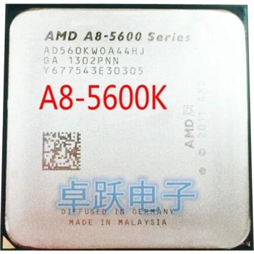 AMD A-Series APU X4 A8-5600K A8 5600K FM2 Quad-Core CPU 100% working properly Desktop Processor free shipping