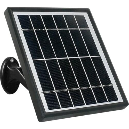 Solar Panel Power Supply for Wireless Outdoor Rechargeable Battery Powered IP Security Camera,5V 3.4w 582mA