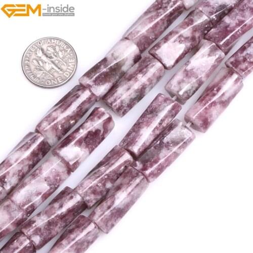 Gem-inside 10x20mm Twist Beads For Jewelry Making Beads 15inches DIY Jewellery Christmas Gift