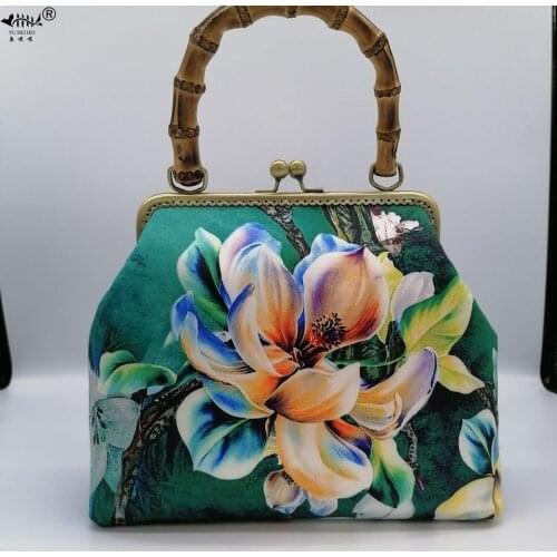 Wood Hand lock Shell Bags Vintage Designer Bag Women Shoulder Crossbody Bag Chain Tote Womens Handbags Purses free shipping