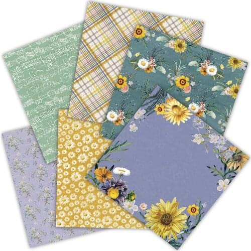 DIY photo album scrapbook hand account background paper-card 6-inch Single-sided 12 Pictures*2 Sheets/Set