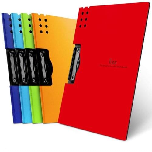 Fizz Horizontal A4 Folder Matte Texture Portable Pad Portable Pen Tray Metting File Pocket School Official Folder 6colors