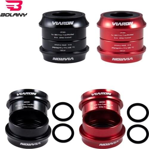 BOLANY Mountain Bicycle Aluminum Alloy Crank Middle Axle Pf30r/bb30ar Press In Type Middle Axle Turning 24mm Bicycle Accessories