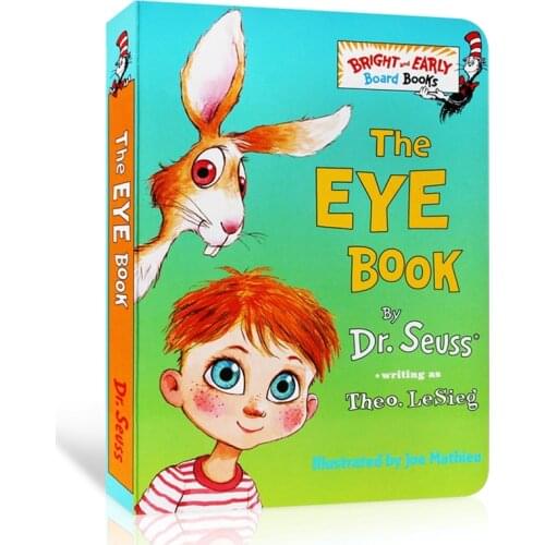 Dr Seuss Series-The Eye Book educational toys for children English picture story Cardboard book for baby learning english