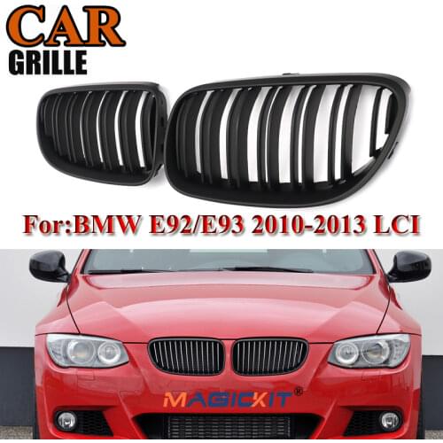 MagicKit For BMW E92 E93 3 Series LCI Facelift 2010-2013 1Pair Front Kidney Grille Grills