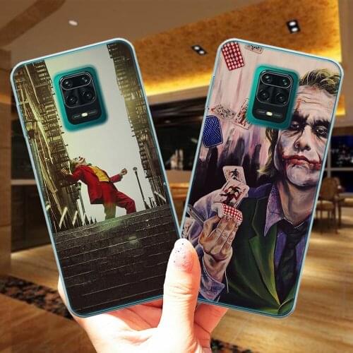 Dark Knight Joker Karta Soft TPU Silicone Case For Coque Xiaomi Redmi 9 Note 9 Pro Max Note 9S Poco M2 Pro 10X Phone Case